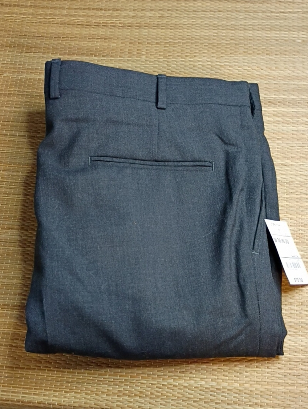 NWT Stafford JCPenney Men's Dress Pants - Charcoal